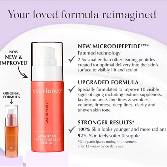NEW IN BOX! Exuviance Advanced Total Correct Serum, 1oz - Picture 2 of 9